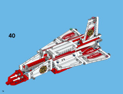 LEGO 42040 instructions page 76 – build guide