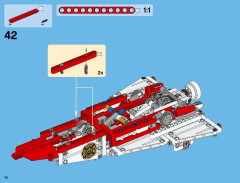 LEGO 42040 instructions page 78 – build guide