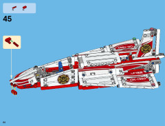 LEGO 42040 instructions page 84 – build guide