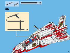 LEGO 42040 instructions page 85 – build guide