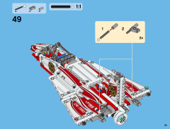LEGO 42040 instructions page 89 – build guide