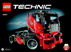 LEGO 42041 instructions page 1 – build guide