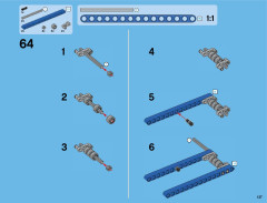 LEGO 42042 instructions page 137 – build guide