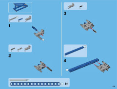 LEGO 42042 instructions page 139 – build guide