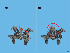 LEGO 42042 instructions page 219 – build guide