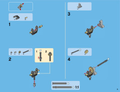LEGO 42042 instructions page 9 – build guide
