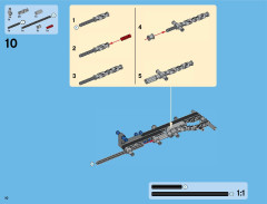 LEGO 42043 instructions page 10 – build guide