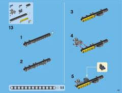 LEGO 42043 instructions page 107 – build guide