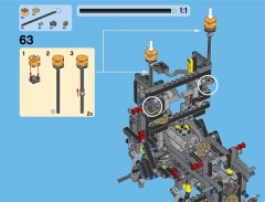 LEGO 42043 instructions page 111 – build guide
