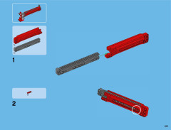 LEGO 42043 instructions page 125 – build guide