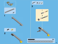 LEGO 42043 instructions page 133 – build guide
