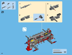 LEGO 42043 instructions page 142 – build guide