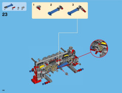 LEGO 42043 instructions page 144 – build guide