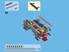 LEGO 42043 instructions page 147 – build guide