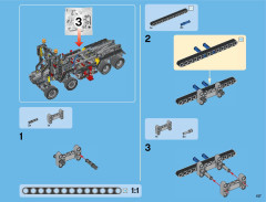 LEGO 42043 instructions page 157 – build guide