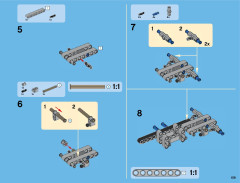 LEGO 42043 instructions page 159 – build guide
