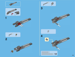 LEGO 42043 instructions page 175 – build guide