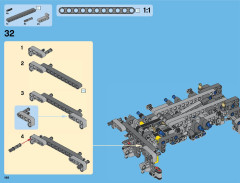 LEGO 42043 instructions page 198 – build guide