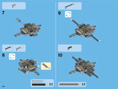 LEGO 42043 instructions page 204 – build guide