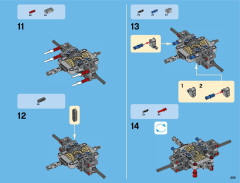 LEGO 42043 instructions page 205 – build guide