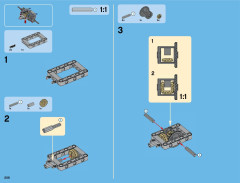 LEGO 42043 instructions page 208 – build guide