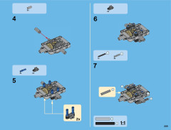 LEGO 42043 instructions page 209 – build guide