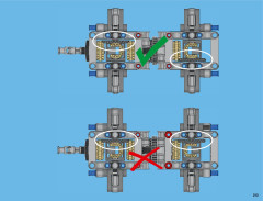 LEGO 42043 instructions page 213 – build guide