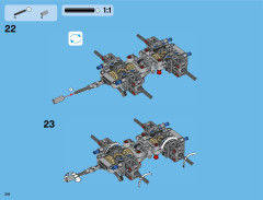 LEGO 42043 instructions page 216 – build guide