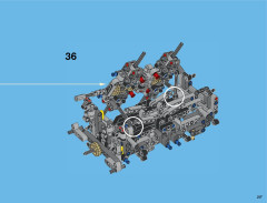 LEGO 42043 instructions page 217 – build guide