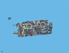 LEGO 42043 instructions page 218 – build guide