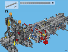 LEGO 42043 instructions page 221 – build guide