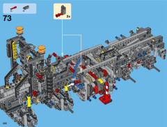 LEGO 42043 instructions page 222 – build guide
