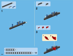 LEGO 42043 instructions page 224 – build guide