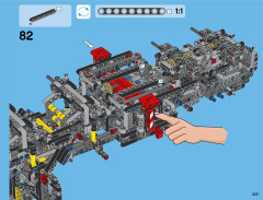 LEGO 42043 instructions page 233 – build guide