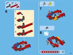 LEGO 42043 instructions page 257 – build guide