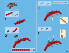 LEGO 42043 instructions page 259 – build guide