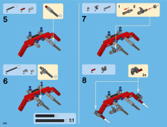 LEGO 42043 instructions page 260 – build guide