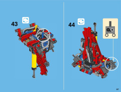 LEGO 42043 instructions page 287 – build guide
