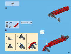 LEGO 42043 instructions page 307 – build guide