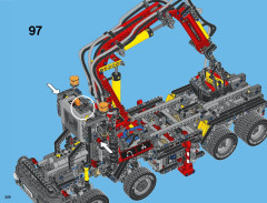 LEGO 42043 instructions page 328 – build guide