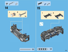 LEGO 42043 instructions page 339 – build guide