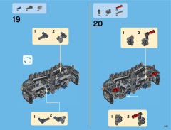 LEGO 42043 instructions page 343 – build guide