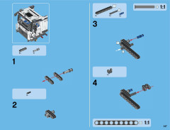 LEGO 42043 instructions page 347 – build guide