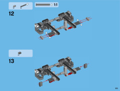 LEGO 42043 instructions page 353 – build guide