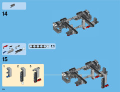 LEGO 42043 instructions page 354 – build guide