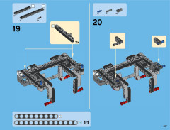 LEGO 42043 instructions page 357 – build guide