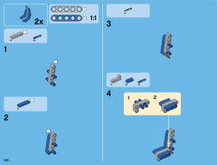 LEGO 42043 instructions page 366 – build guide