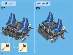 LEGO 42043 instructions page 370 – build guide