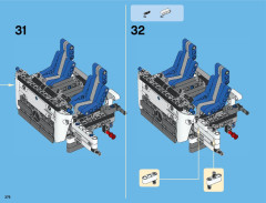 LEGO 42043 instructions page 376 – build guide