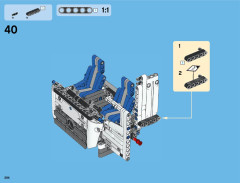LEGO 42043 instructions page 384 – build guide